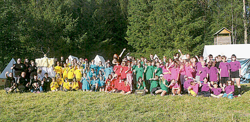 pozdrav z letního tábora Ledňáček